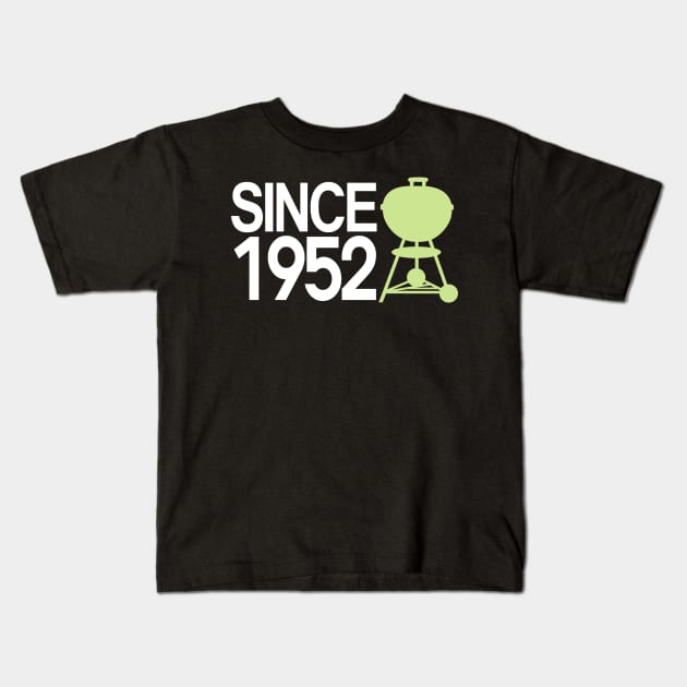 Grill Giants Since 1952 LimeGreen Kids T-Shirt by Grill Giants